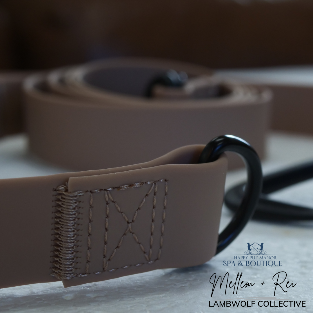 MELLEM + REI (Wide) | hands-free waterproof leash (Beige)