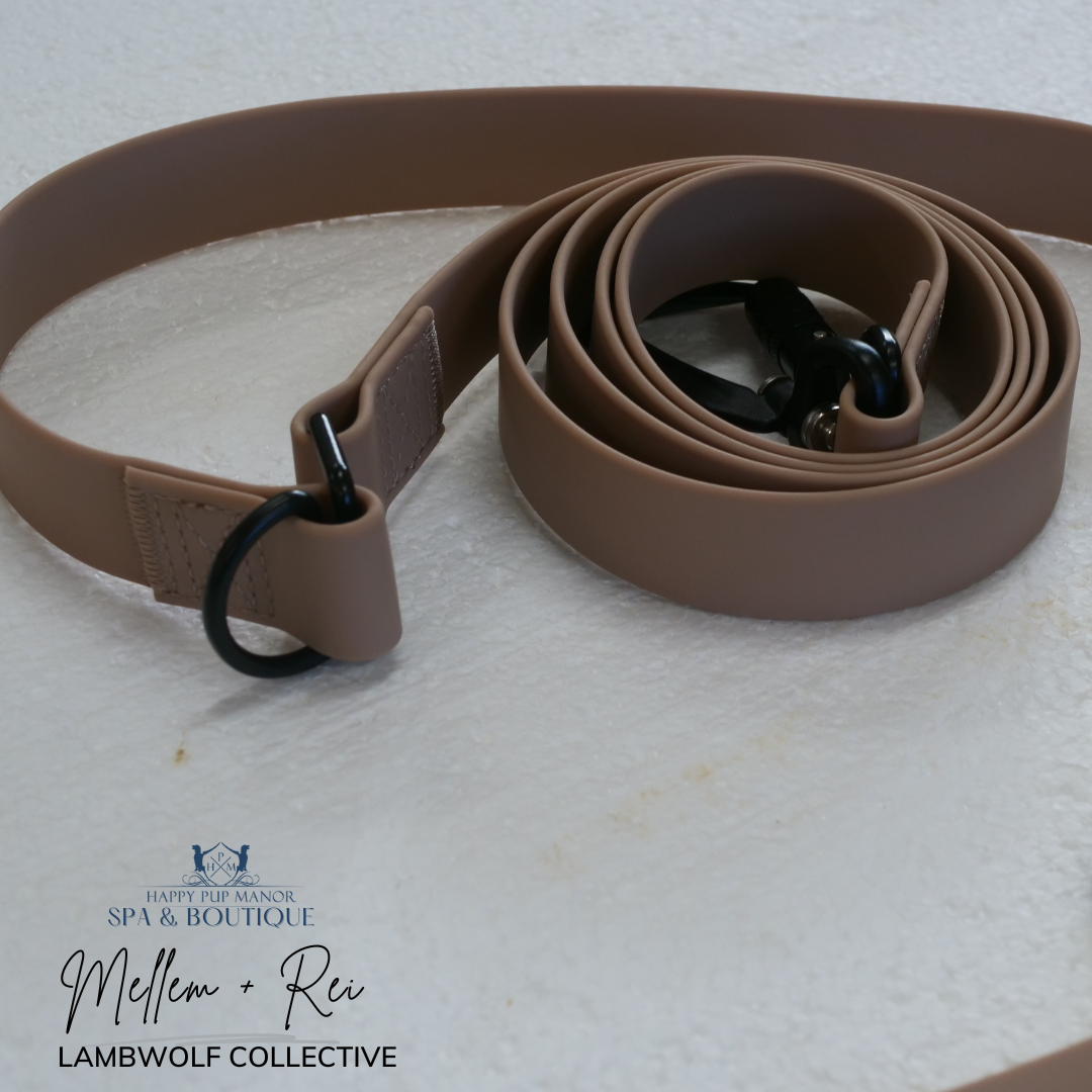 MELLEM + REI (Wide) | hands-free waterproof leash (Beige)