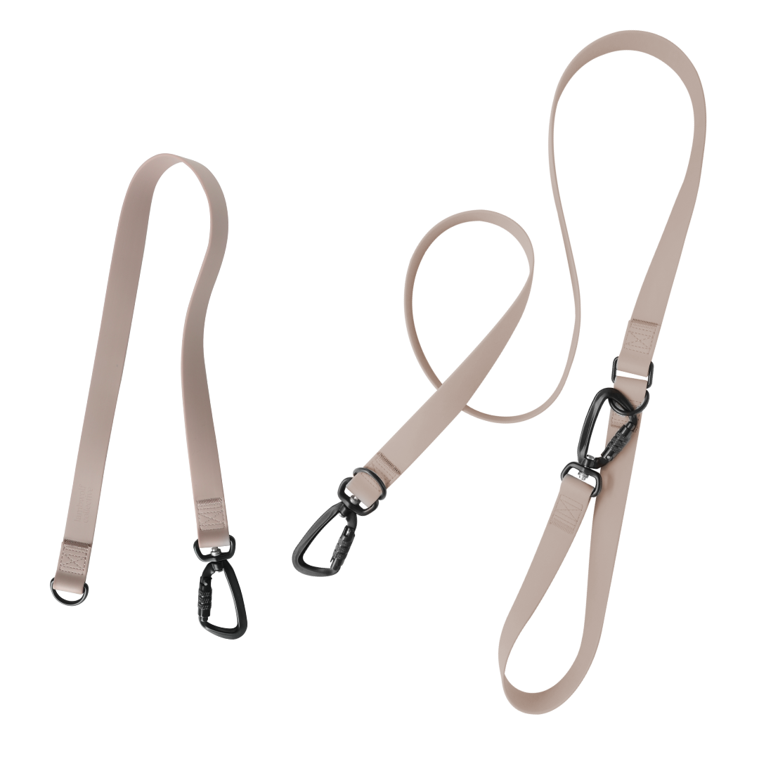 MELLEM + REI (Wide) | hands-free waterproof leash: Muted Pink
