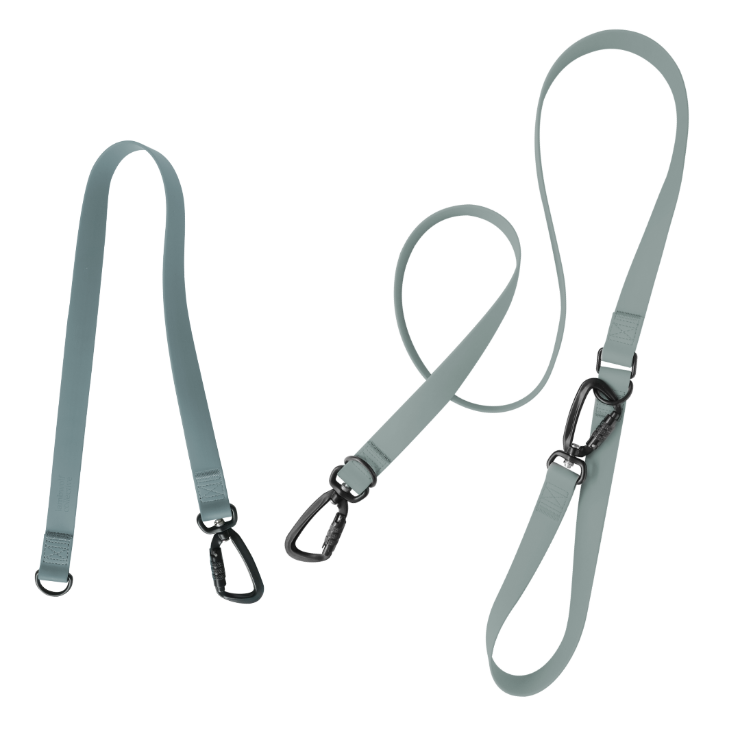 MELLEM + REI (Wide) | hands-free waterproof leash: Muted Pink
