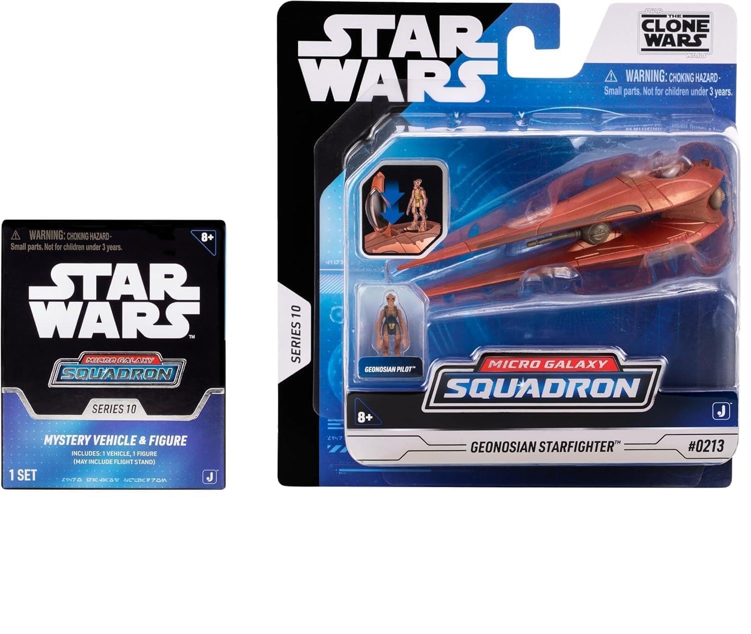 Star Wars Jazwares 3" Small Vehicle – Geonosian Starfighter (Rare, Wave 5)