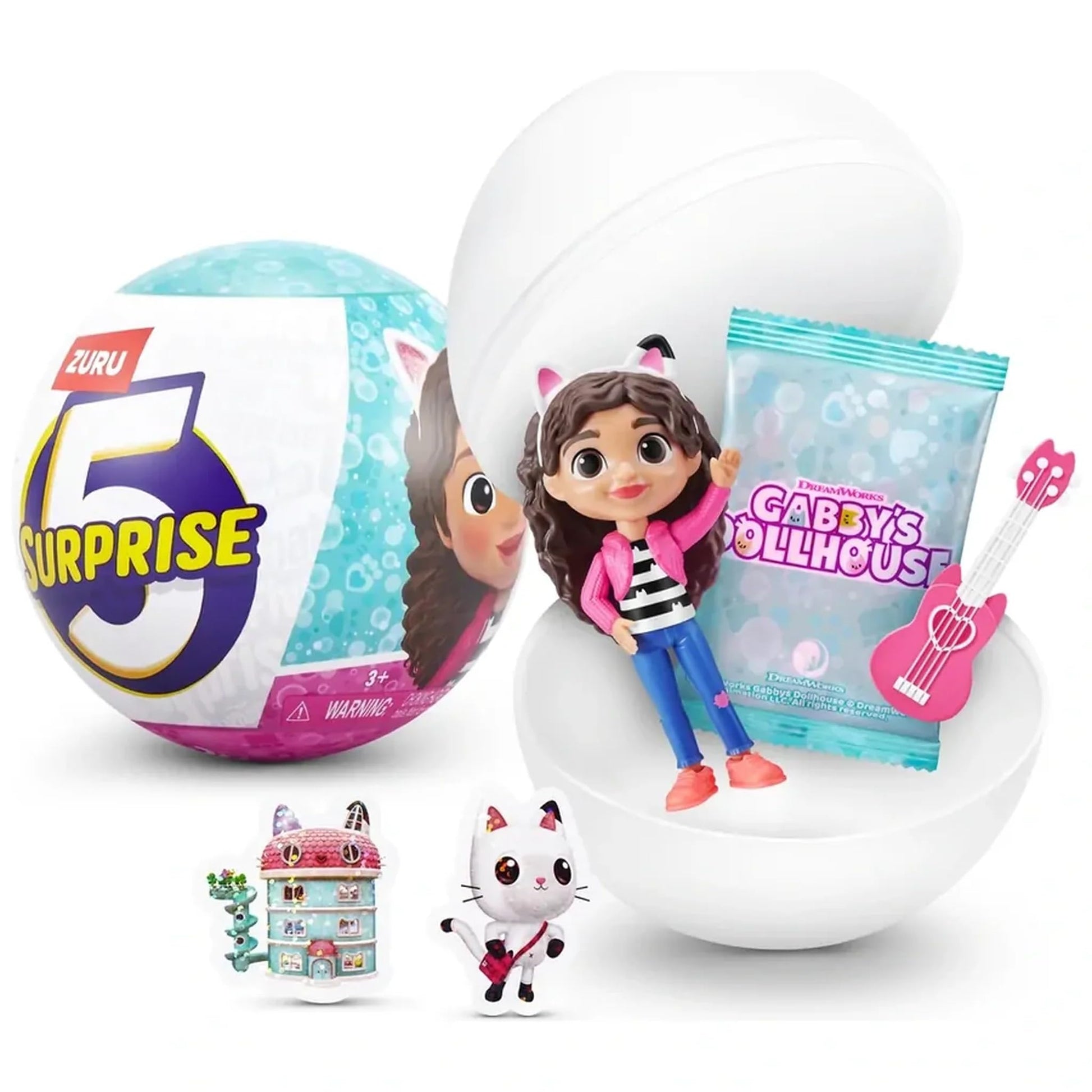 ZURU 5 Surprise Gabby's Dollhouse Series 1 Mini-Figure Capsule