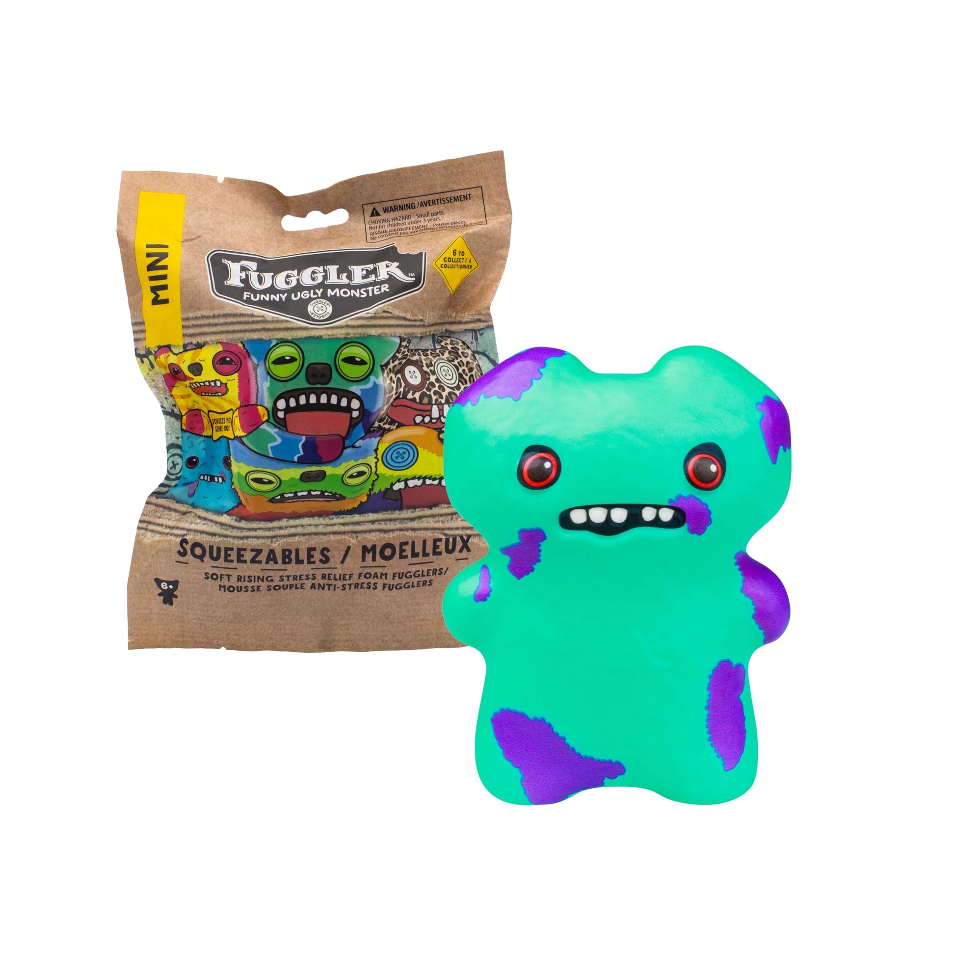 Fuggler Mini Squeezables – Slow-Rise Stress Relief Foam Figure (Blind Bag)
