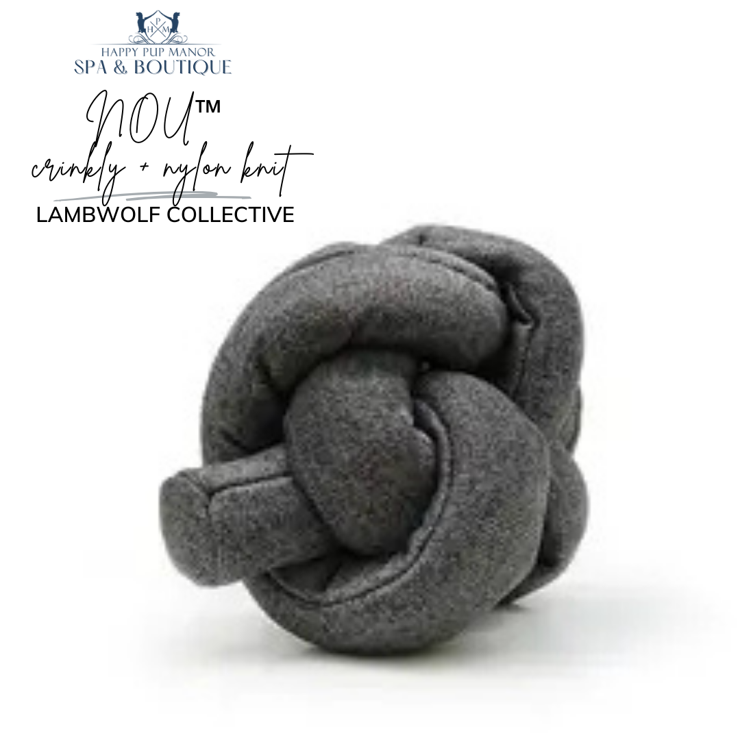 NOU™ crinkly + nylon knit (Charcoal)