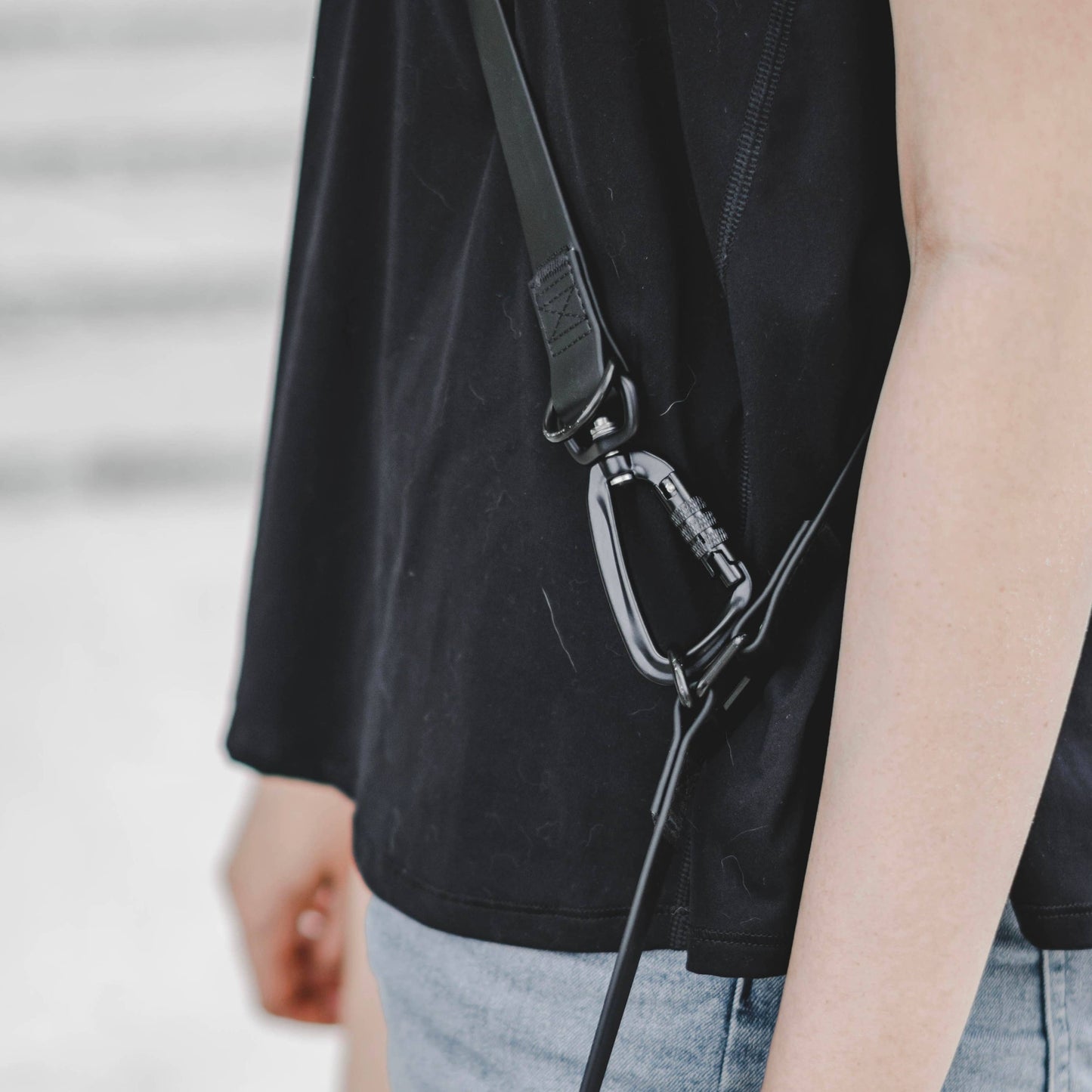 MELLEM + REI (Wide) | hands-free waterproof leash: Muted Pink