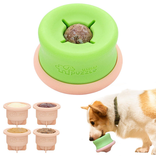 Puzzle Feeder Dog Toys, Interactive Enrichment Dog Toys Pink