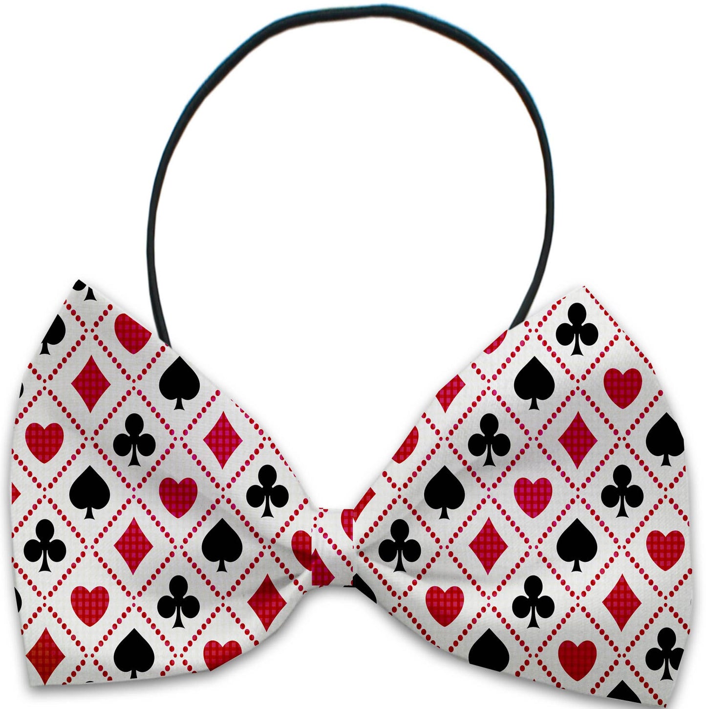 Deck of Cards Pet Bow Tie